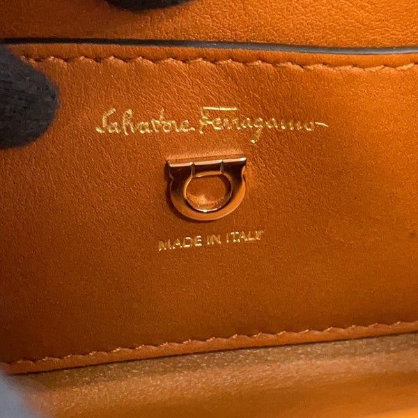 サルヴァトーレ・フェラガモ ハンドバッグ ガンチーニ スタジオ マイクロ リザード 21H740 Ferragamo 2way