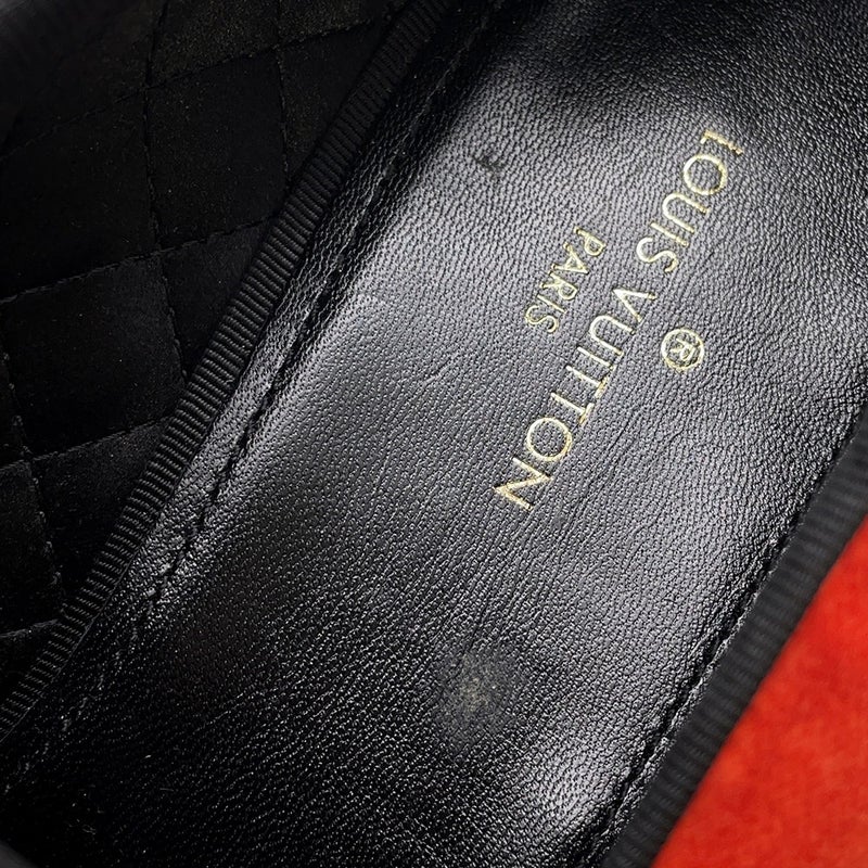 ルイヴィトン オペラシューズ ベロア LV メンズサイズ7 1/2 LOUIS VUITTON 靴