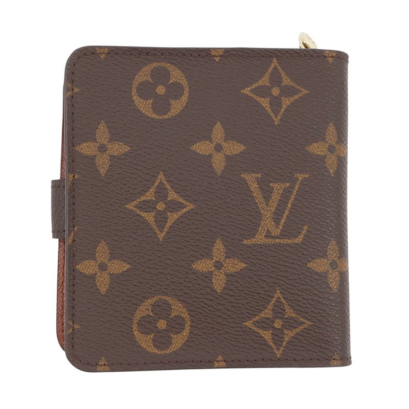 ルイヴィトン 二つ折り財布 モノグラム コンパクトジップ 旧型 M61667 LOUIS VUITTON ヴィトン 二つ折り財布