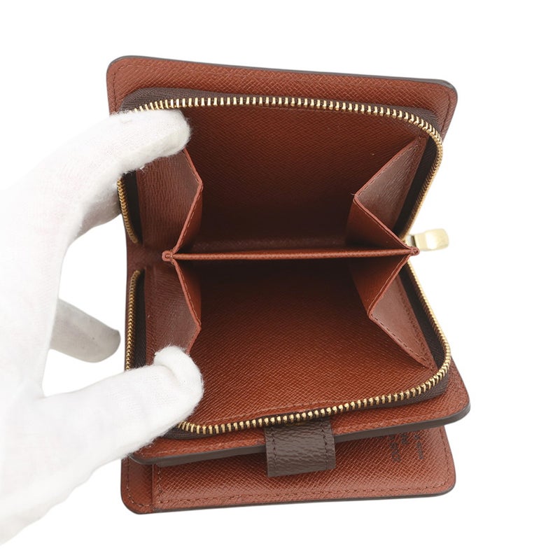 ルイヴィトン 二つ折り財布 モノグラム コンパクトジップ 旧型 M61667 LOUIS VUITTON ヴィトン 二つ折り財布