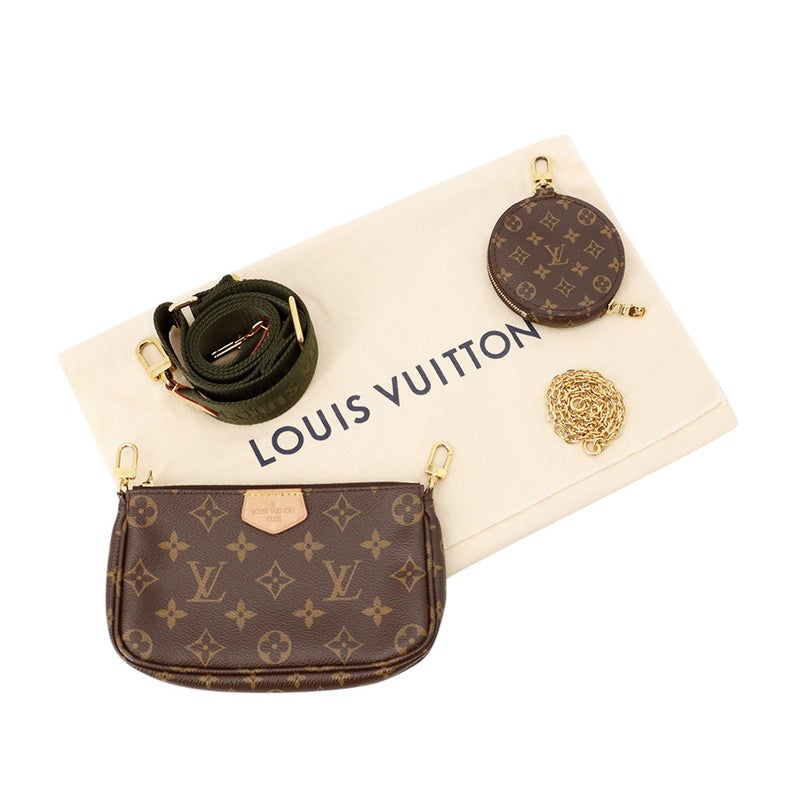 ルイヴィトン ショルダーバッグ モノグラム ミュルティ・ポシェット・アクセソワール M44813 LOUIS VUITTON 2way