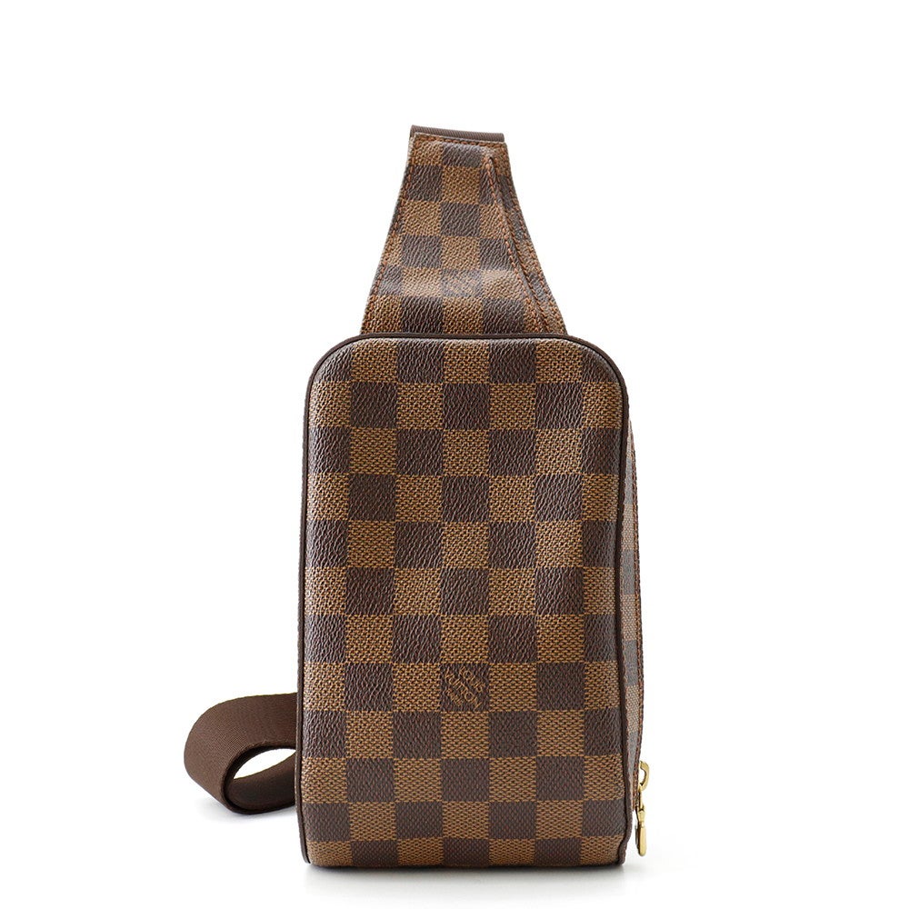極美品　ルイヴィトン　ダミエ　エベヌ　ジェロニモス　ボディバッグ　ショルダー LOUIS VUITTON】ルイ・ヴィトン ジェロニモス N51994 ウエストバッグ
