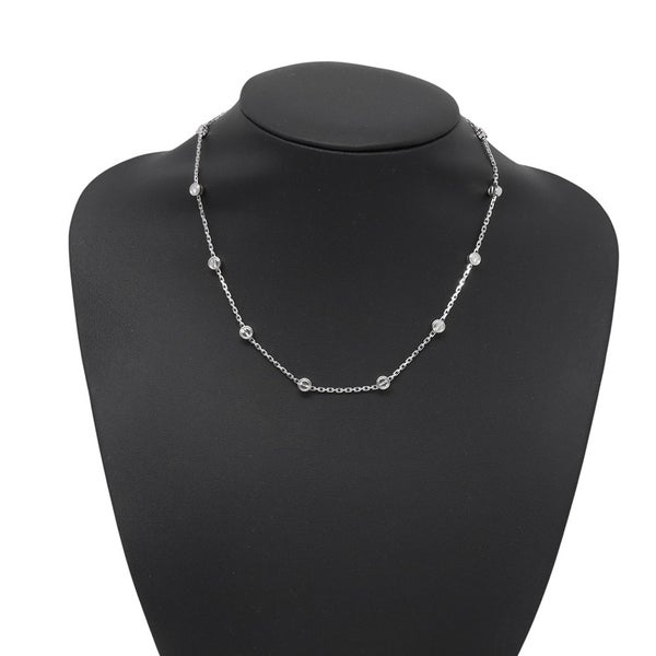 カルティエ ネックレス ラブ パスティーユ 12モチーフ K18WGホワイトゴールド B7213500 Cartier LOVE PASTILLE