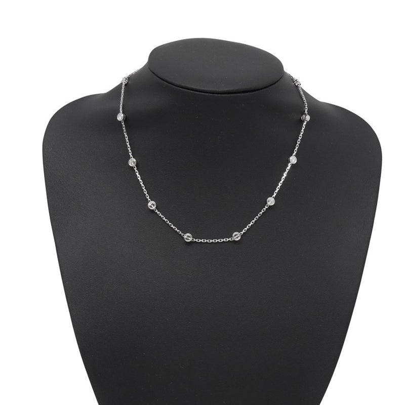 カルティエ ネックレス ラブ パスティーユ 12モチーフ K18WGホワイトゴールド B7213500 Cartier LOVE PASTILLE