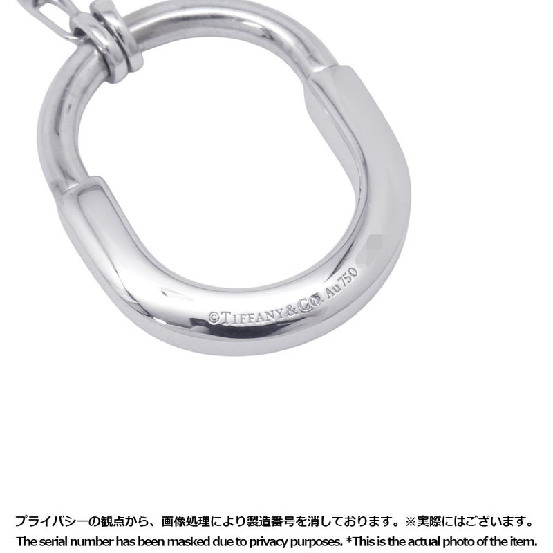 ティファニー ネックレス ティファニー ロック ペンダント ミディアム K18WGホワイトゴールド 72342275 Tiffany&Co.