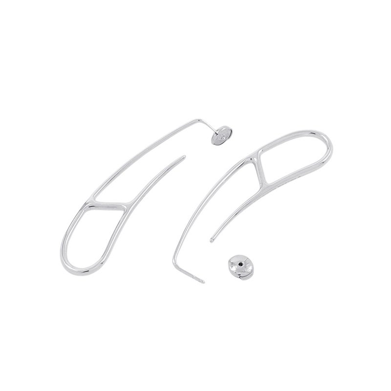 エルメス ピアス シェーヌダンクル ツイスト パンク ピアス Punk Earrings SV925シルバー HERMES ジュエリー