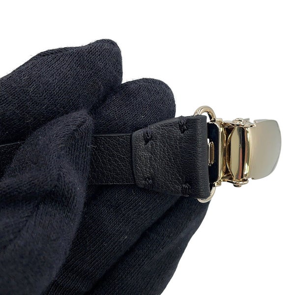 シャネル サスペンダー チェーン ココマーク レザー サイズM A21K CHANEL 黒