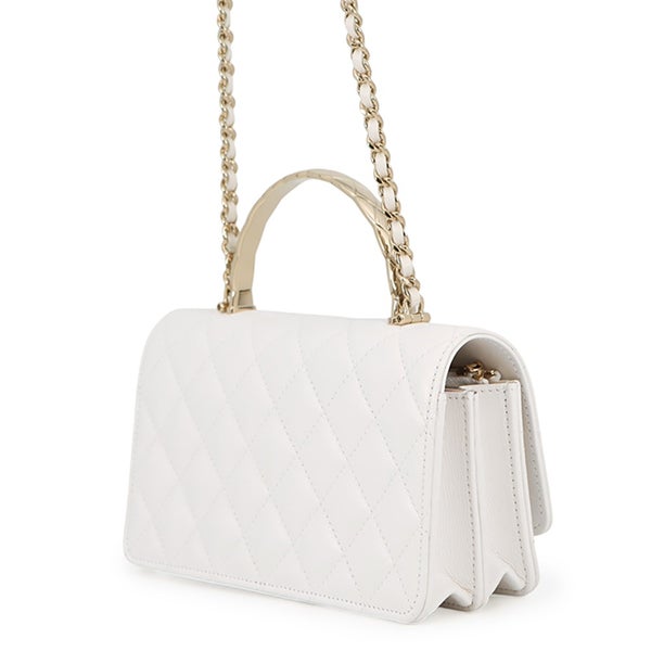 シャネル チェーンウォレット マトラッセ ココマーク トップハンドルキャビアスキン CHANEL 財布