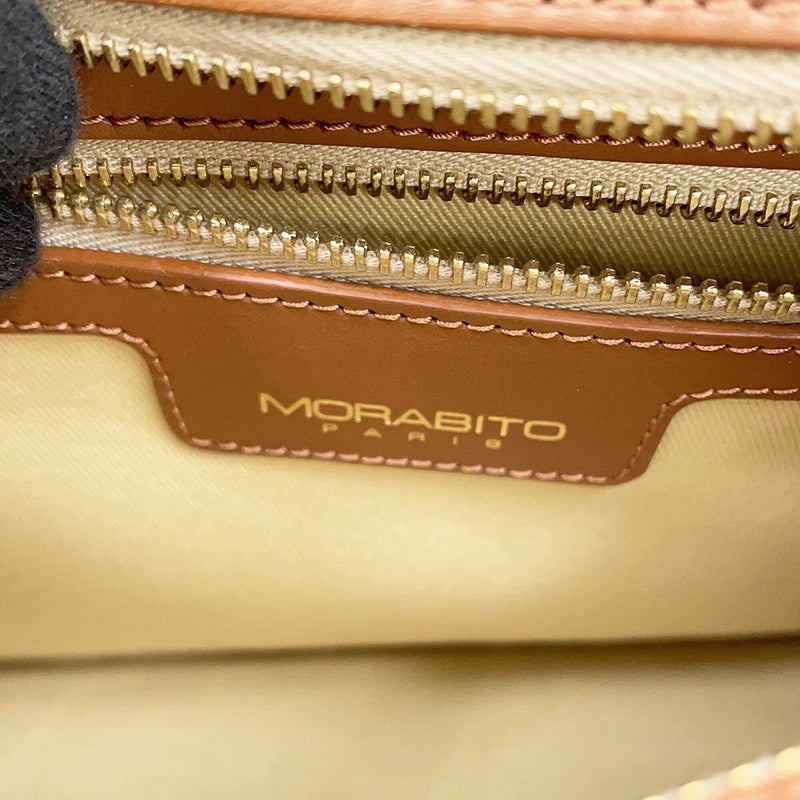 モラビト ハンドバッグ ヴォヤージュ キャンバス レザー MORABITO 2way
