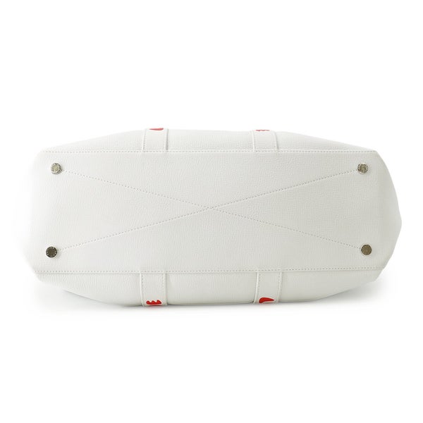 ルイヴィトン トートバッグ NIGOコラボ トロリー・トートバッグ M59366 LOUIS VUITTON 2way 白 ホワイト