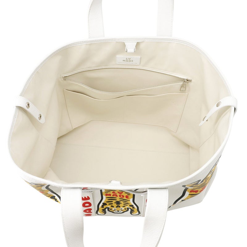 ルイヴィトン トートバッグ NIGOコラボ トロリー・トートバッグ M59366 LOUIS VUITTON 2way 白 ホワイト