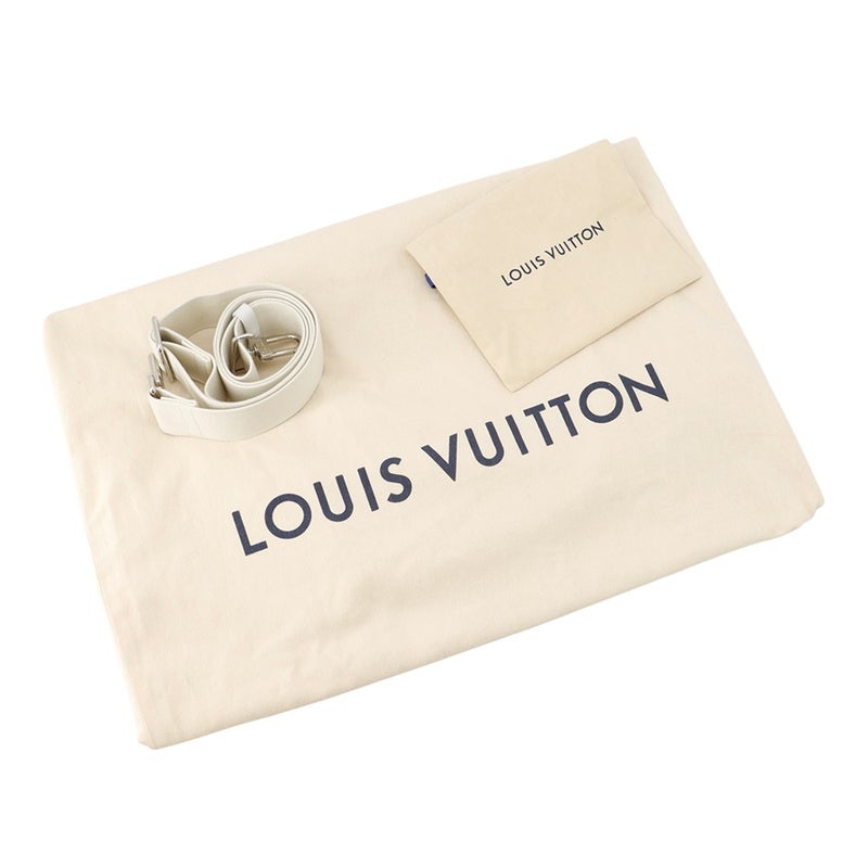 ルイヴィトン トートバッグ NIGOコラボ トロリー・トートバッグ M59366 LOUIS VUITTON 2way 白 ホワイト