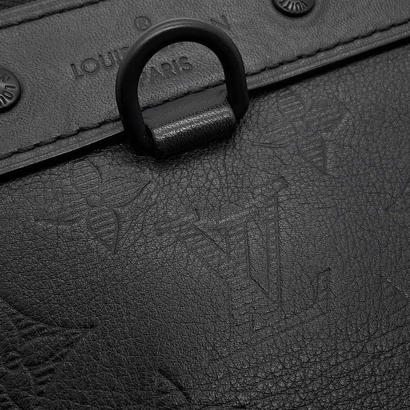 ルイヴィトン クラッチバッグ モノグラム・シャドウ ポシェット・ディスカバリー M62903 LOUIS VUITTON メンズ ブラック 黒