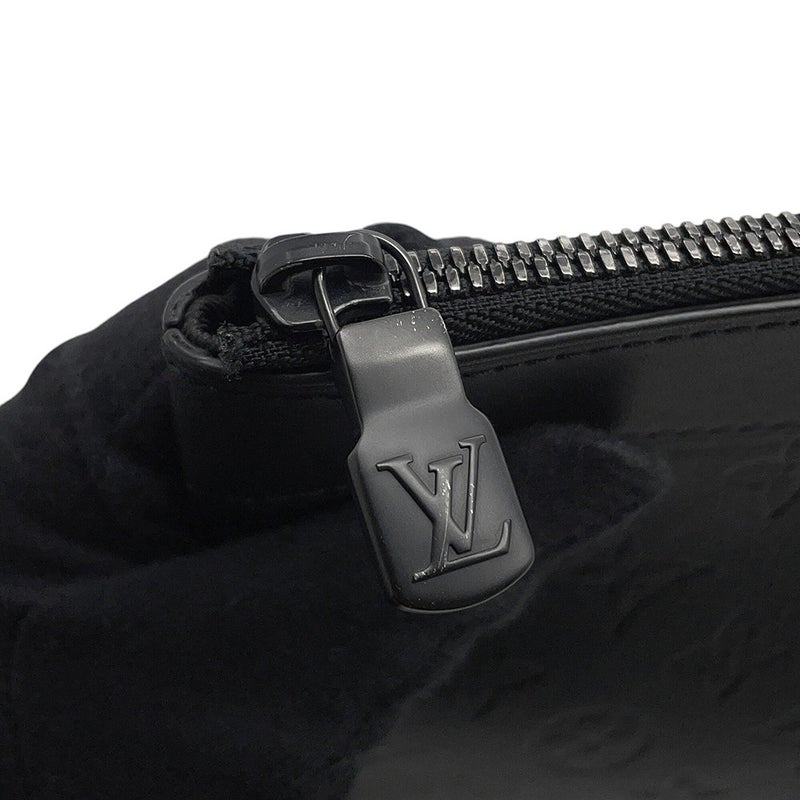 ルイヴィトン クラッチバッグ モノグラム・シャドウ ポシェット・ディスカバリー M62903 LOUIS VUITTON メンズ ブラック 黒