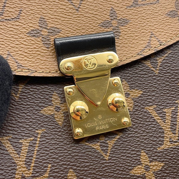 ルイヴィトン ショルダーバッグ モノグラム・リバース カメラボックス LOUIS VUITTON 2wayハンドバッグ ブラック 黒