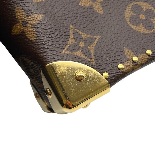 ルイヴィトン ショルダーバッグ モノグラム・リバース カメラボックス LOUIS VUITTON 2wayハンドバッグ ブラック 黒