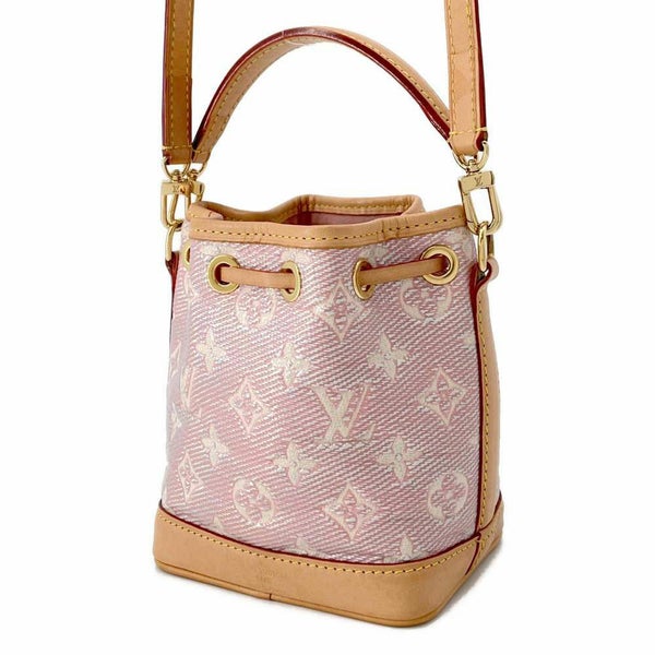 ルイヴィトン ハンドバッグ モノグラム・ジャガード ナノ・ノエ M82427 LOUIS VUITTON 2wayショルダーバッグ