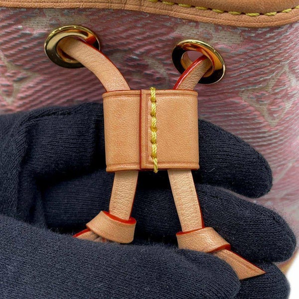 ルイヴィトン ハンドバッグ モノグラム・ジャガード ナノ・ノエ M82427 LOUIS VUITTON 2wayショルダーバッグ