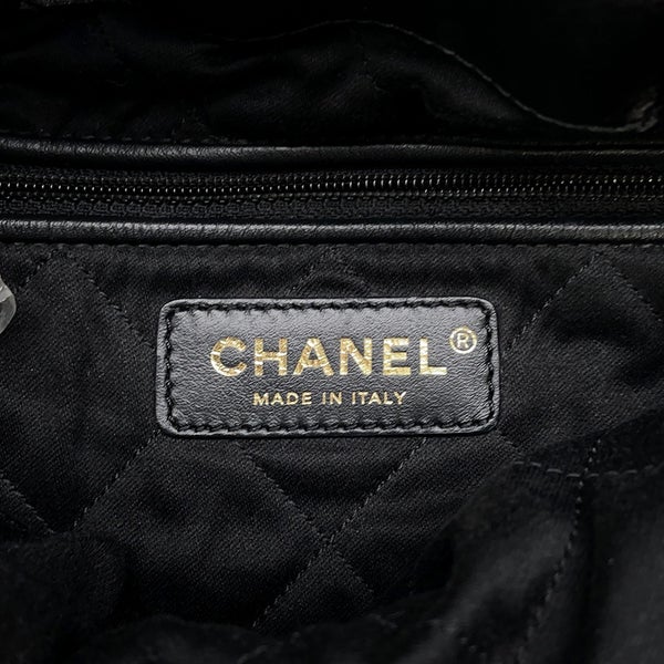シャネル リュック シャネル22 スモール シャイニーカーフスキン AS3859 CHANEL バックパック バッグ 黒