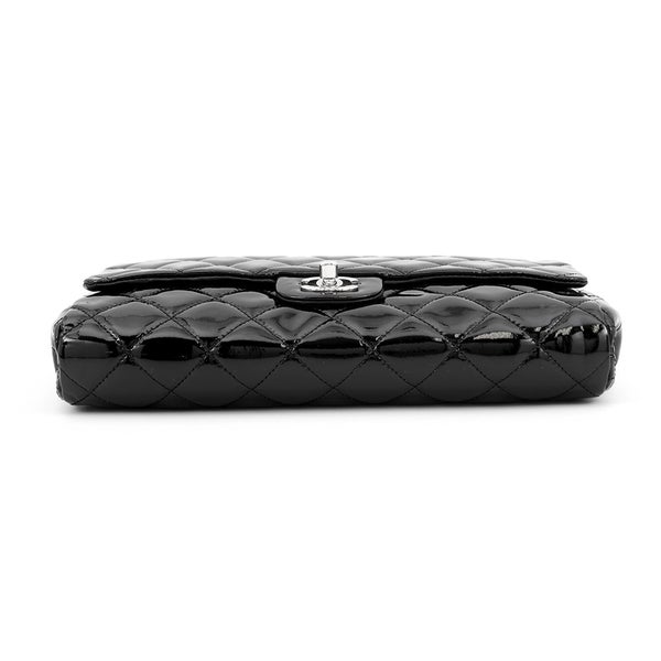 シャネル チェーンショルダーバッグ マトラッセ ココマーク パテント A65051 CHANEL バッグ 黒
