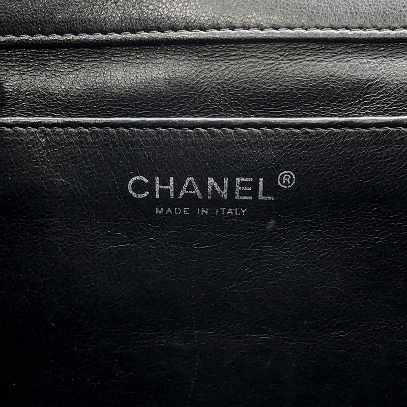 シャネル チェーンショルダーバッグ マトラッセ ココマーク パテント A65051 CHANEL バッグ 黒