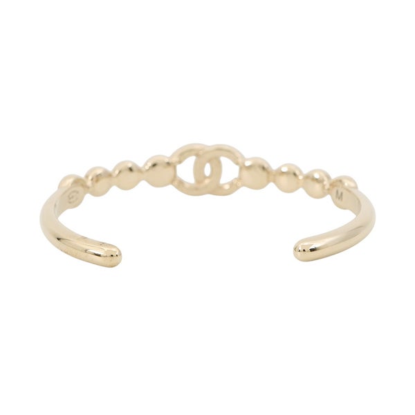 シャネル バングル ココマーク ラインストーン  サイズM B25 S CHANEL ブレスレット アクセサリー