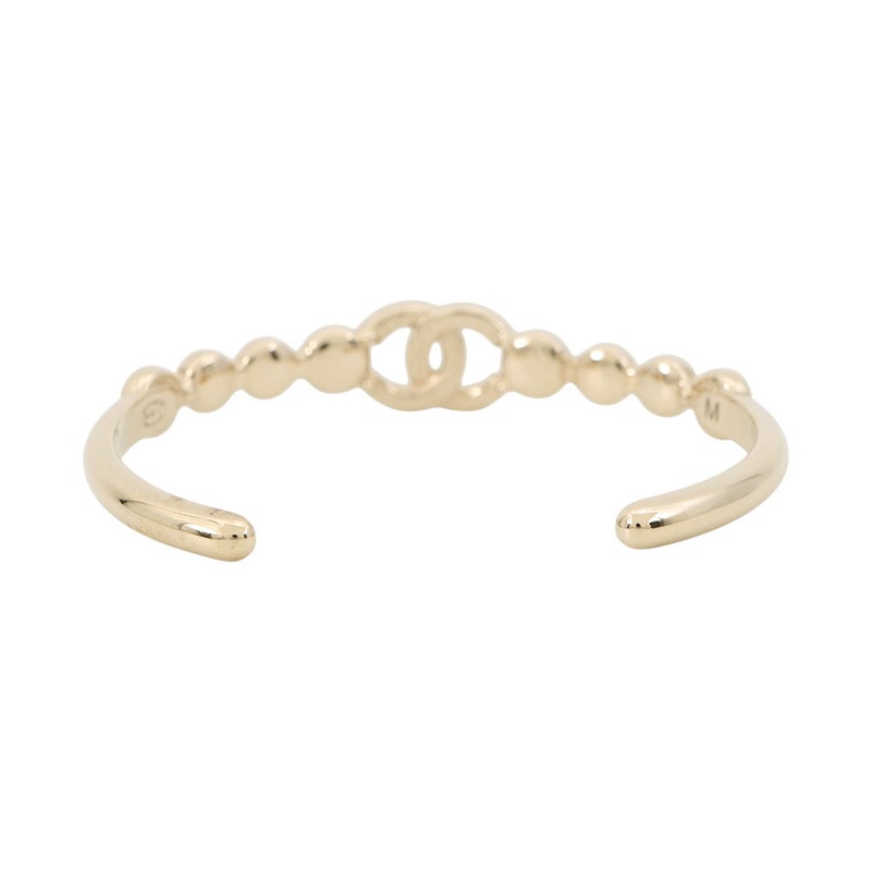 シャネル バングル ココマーク ラインストーン  サイズM B25 S CHANEL ブレスレット アクセサリー