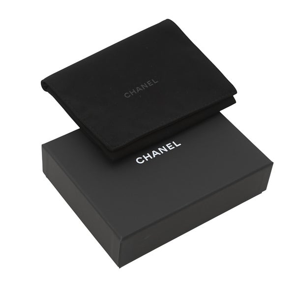シャネル 二つ折り財布 マトラッセ ラウンドジップウォレット ココマーク キャビアスキン AP5016 CHANEL 財布 黒