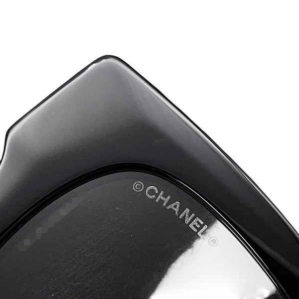 シャネル  アイウェア メガネ バタフライ シェイプ ココマーク ブルーライトカット グラス A75342 CHANEL 黒