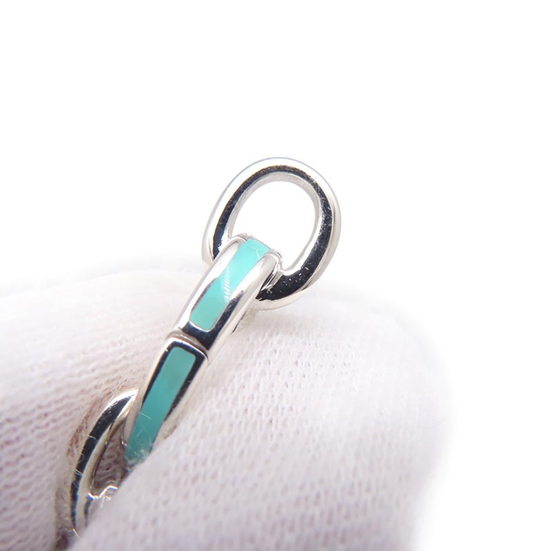 ティファニー ブレスレット クラスピングリンク SV925シルバー/ティファニーブルーエナメル Tiffany&Co.