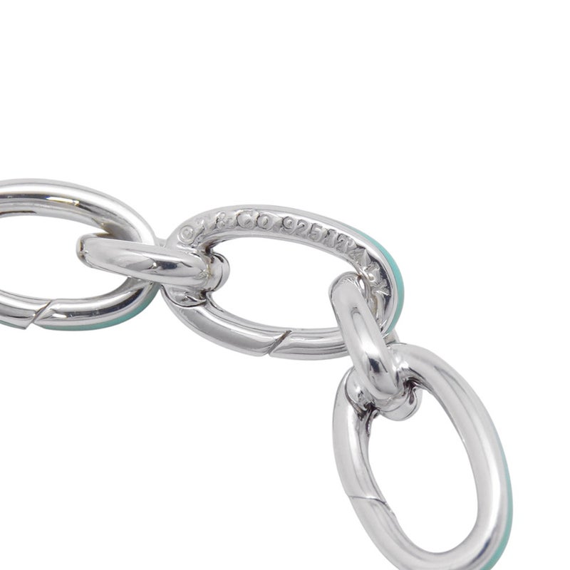 ティファニー ブレスレット クラスピングリンク SV925シルバー/ティファニーブルーエナメル Tiffany&Co.