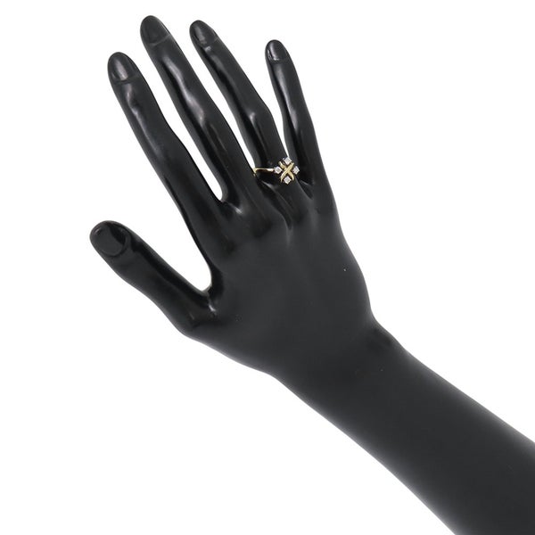 ティファニー リング ジャン・シュランバージェ ダイヤモンド 4P K18YG/Pt950 サイズ約12号 Tiffany&Co. Jean Schlumberger 指輪