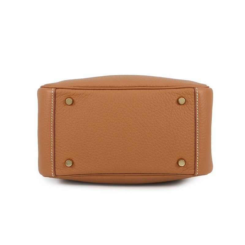エルメス ハンドバッグ リンディ ミニ ゴールド/ゴールド金具 トリヨンクレマンス K刻印 HERMES バッグ 2wayショルダーバッグ