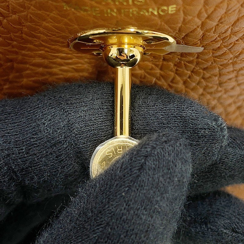 エルメス ハンドバッグ リンディ ミニ ゴールド/ゴールド金具 トリヨンクレマンス K刻印 HERMES バッグ 2wayショルダーバッグ