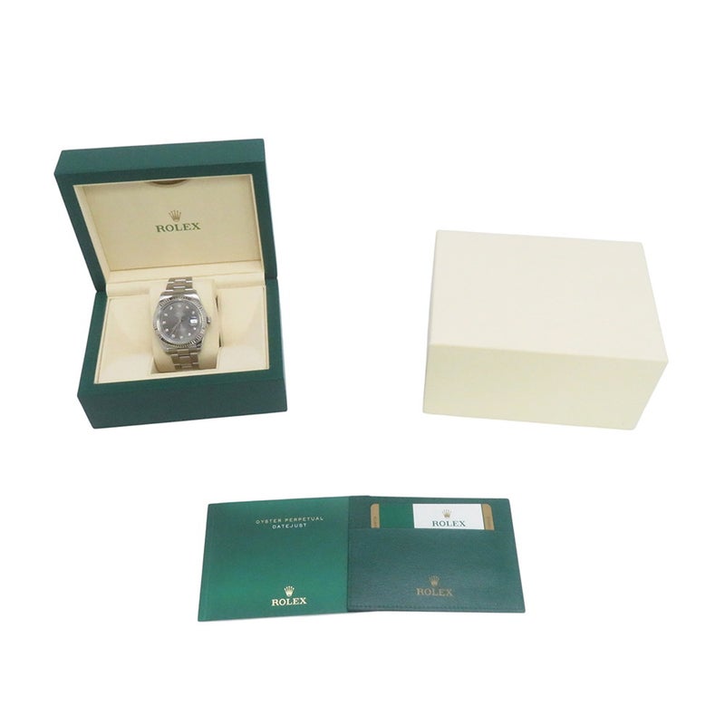 ロレックス デイトジャスト2 ランダムシリアル ルーレット 116334 ROLEX 腕時計 グレー文字盤 10PD