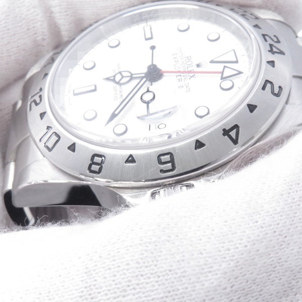 ロレックス エクスプローラー2 ランダムシリアル ルーレット 16570 ROLEX 腕時計 白文字盤