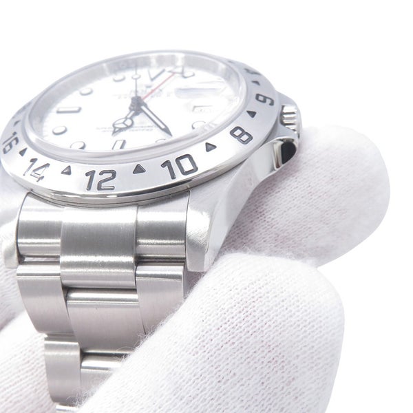 ロレックス エクスプローラー2 ランダムシリアル ルーレット 16570 ROLEX 腕時計 白文字盤