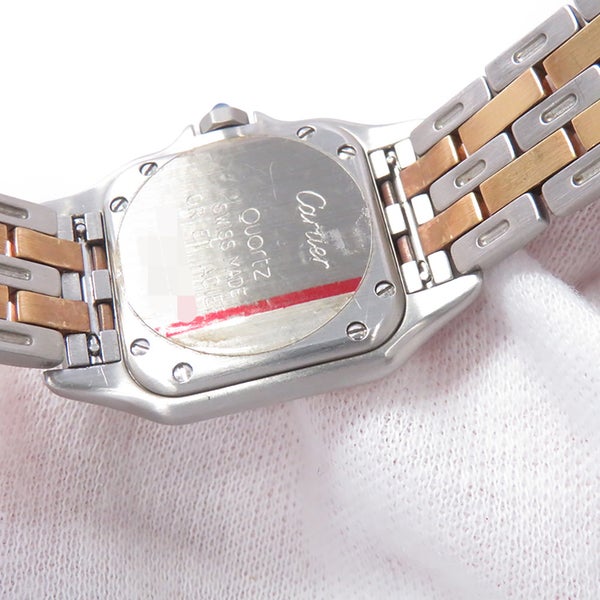 カルティエ パンテール 2ロウ SM W25029B6 Cartier 腕時計 アイボリー文字盤 クォーツ
