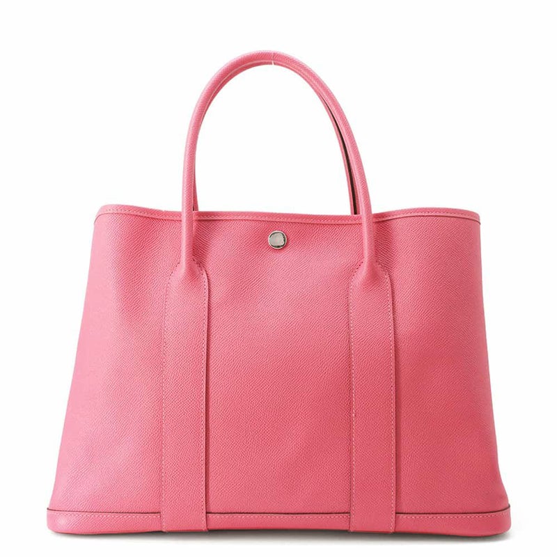 エルメス トートバッグ ガーデンパーティPM ローズアザレ/シルバー金具 エプソン C刻印