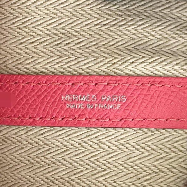 エルメス トートバッグ ガーデンパーティPM ローズアザレ/シルバー金具 エプソン C刻印