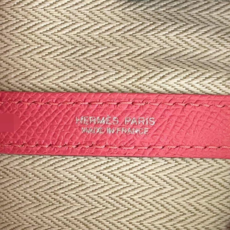 エルメス トートバッグ ガーデンパーティPM ローズアザレ/シルバー金具 エプソン C刻印