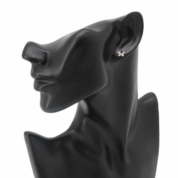 グラフ ピアス パヴェ バタフライ ダイヤモンド プティ スタッド ダイヤ 0.08ct K18WG RGE1563 GRAFF ジュエリー