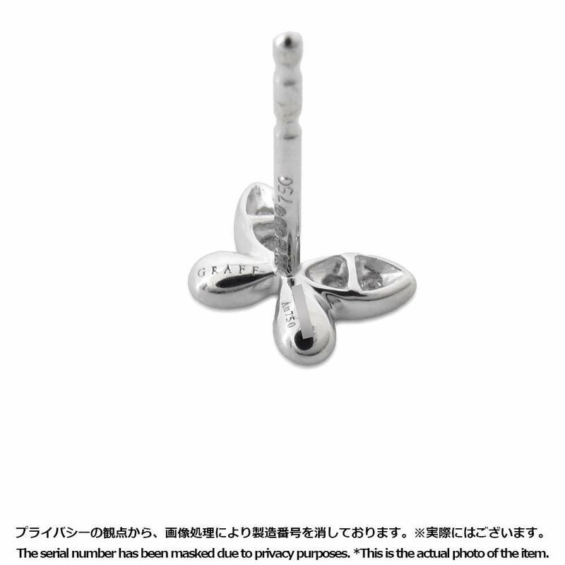 グラフ ピアス パヴェ バタフライ ダイヤモンド プティ スタッド ダイヤ 0.08ct K18WG RGE1563 GRAFF ジュエリー