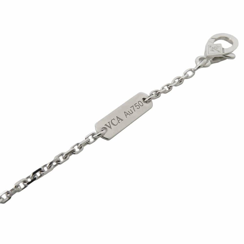 ヴァンクリーフ&アーペル ネックレス ヴィンテージアルハンブラ K18WG マザーオブパール VCARF48700