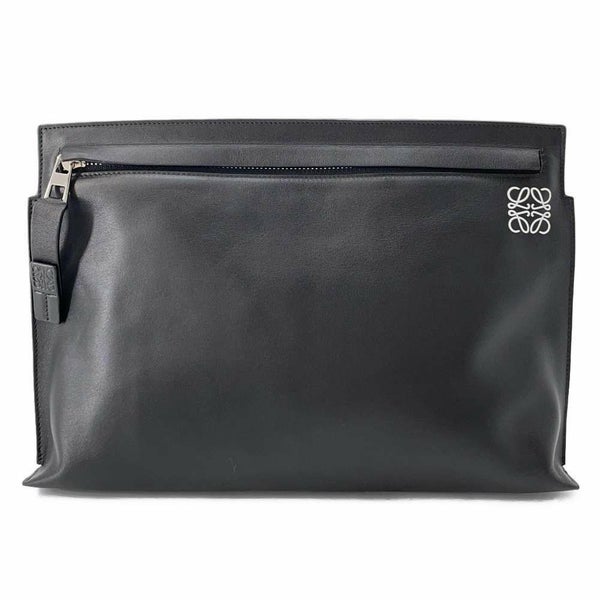 ロエベ クラッチバッグ アナグラム レッド レザー LOEWE バッグ 黒