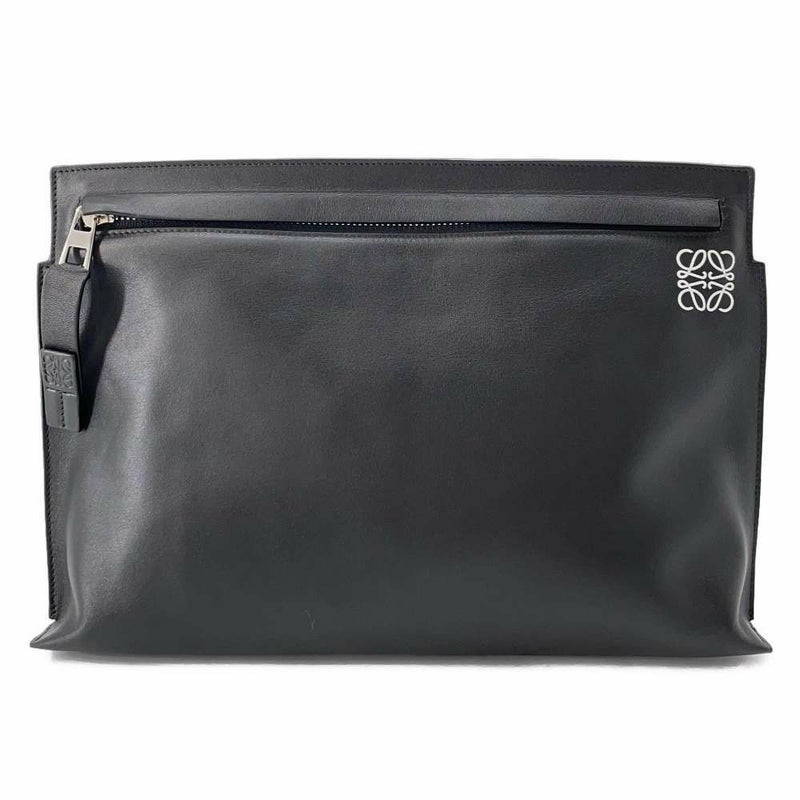 ロエベ クラッチバッグ アナグラム レッド レザー LOEWE バッグ 黒
