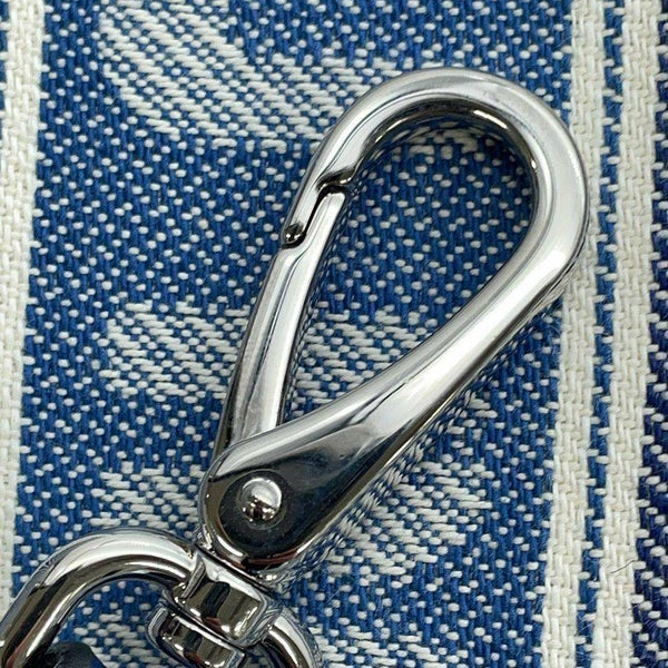 ミュウミュウ トートバッグ ジャガード ロゴ  デニム 5BA253 Miu Miu ハンド ショルダーバッグ 白