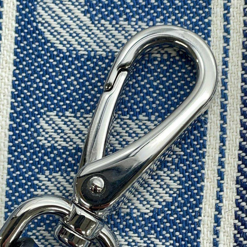 ミュウミュウ トートバッグ ジャガード ロゴ  デニム 5BA253 Miu Miu ハンド ショルダーバッグ 白