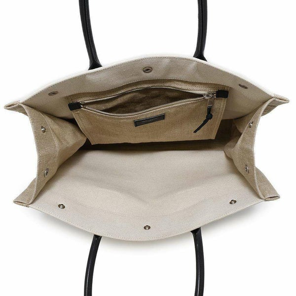 サンローラン トートバッグ リヴ ゴーシュキャンバス レザー スモール 617481 SAINT LAURENT PARIS バッグ