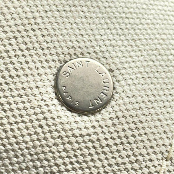 サンローラン トートバッグ リヴ ゴーシュキャンバス レザー スモール 617481 SAINT LAURENT PARIS バッグ